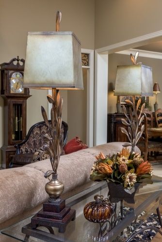 Designer Lamp Shades Placed on the Table - Interior Decor by R Designs, LLC